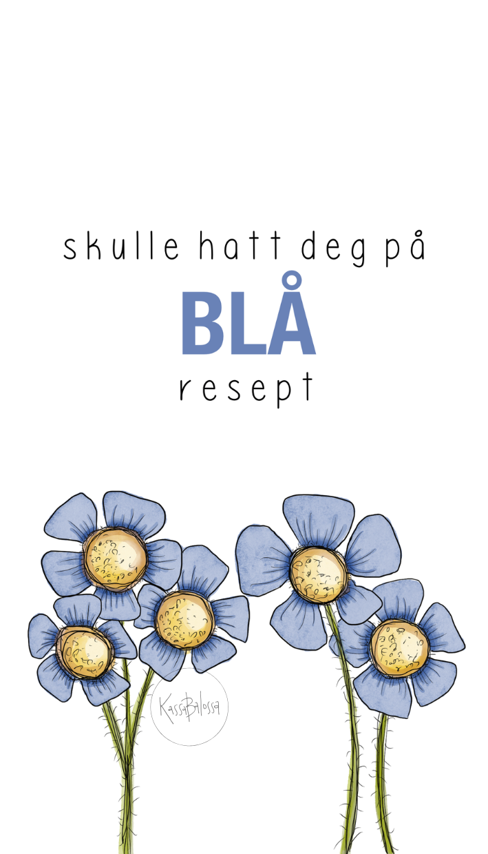 Blå resept
