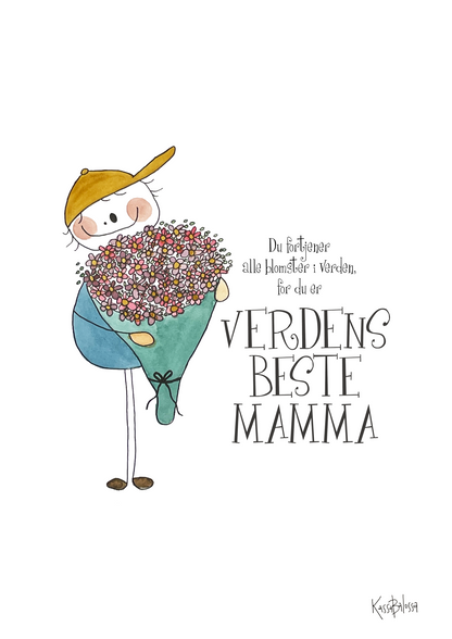 Verdens beste mamma - Gutt