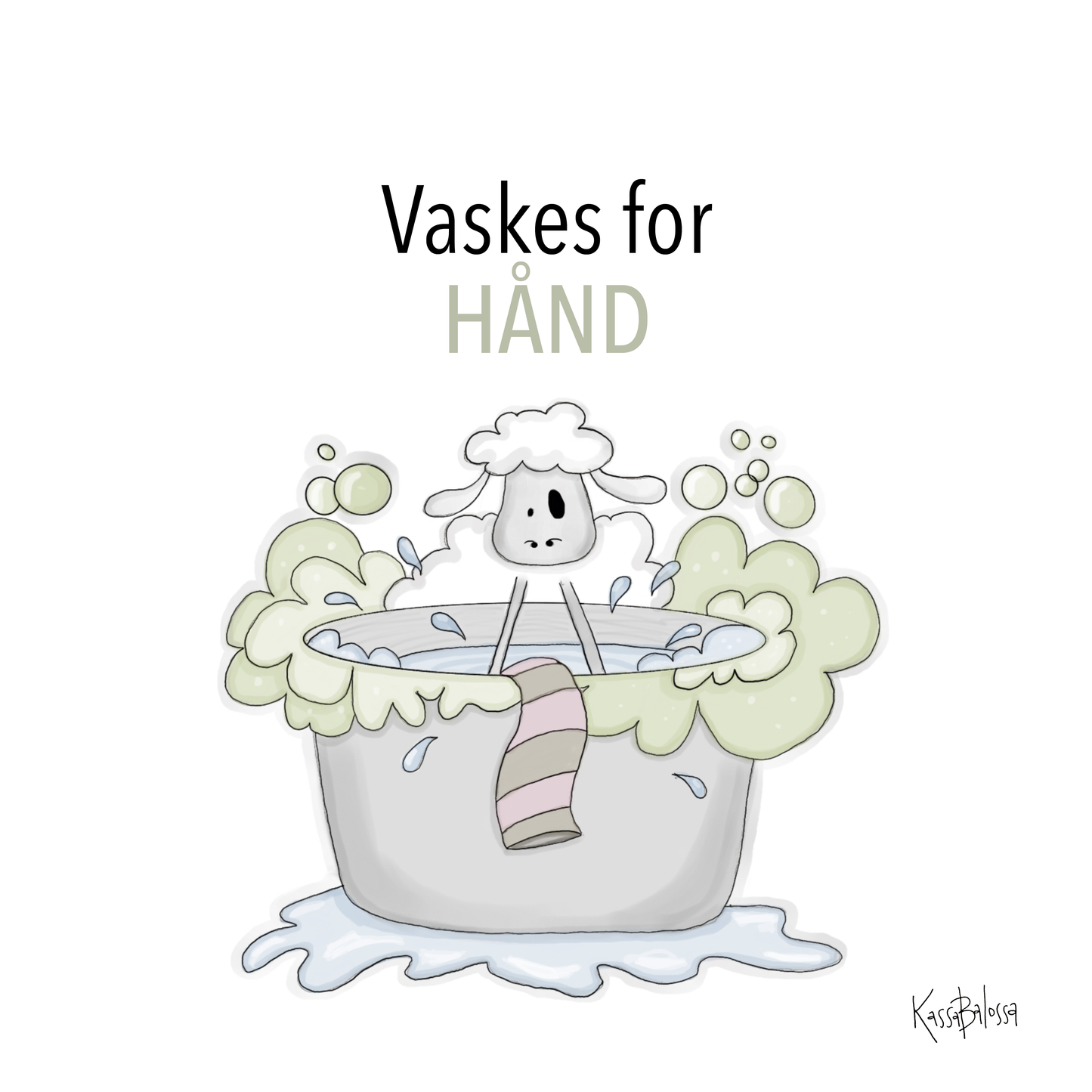 Vaskes for hånd