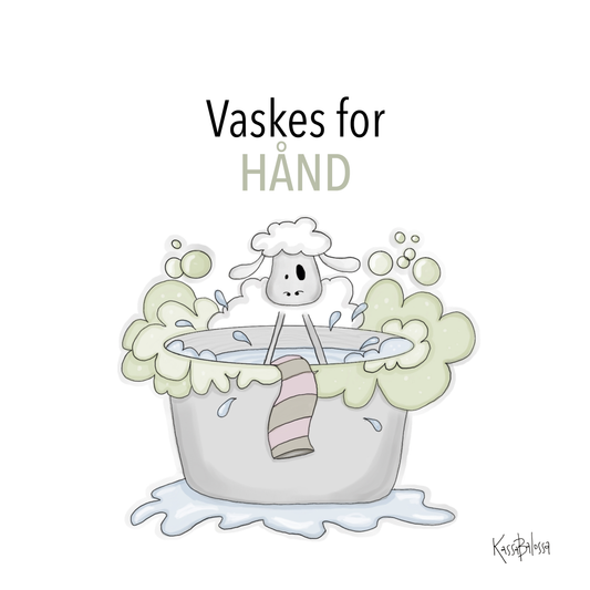 Vaskes for hånd