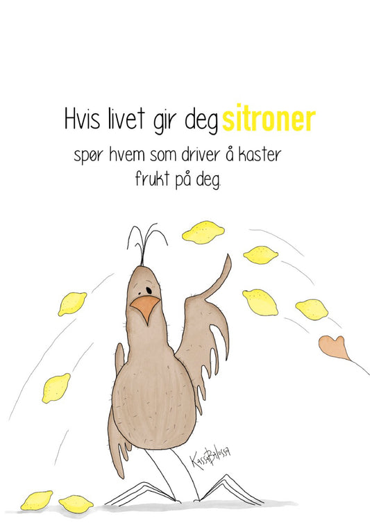 Hvis livet gir deg sitroner