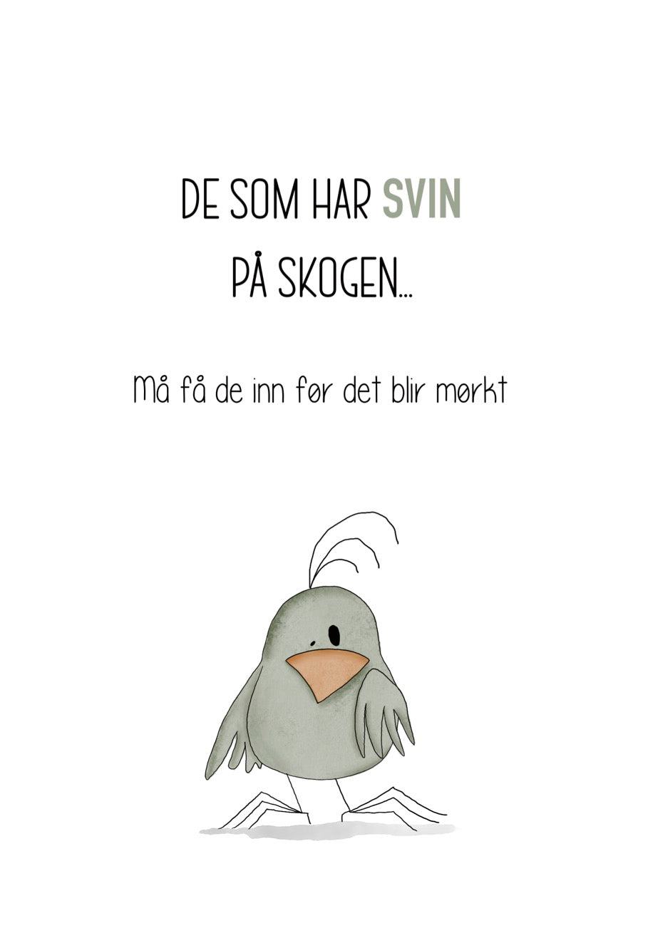 Svin på skogen