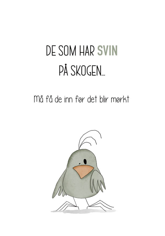 Svin på skogen