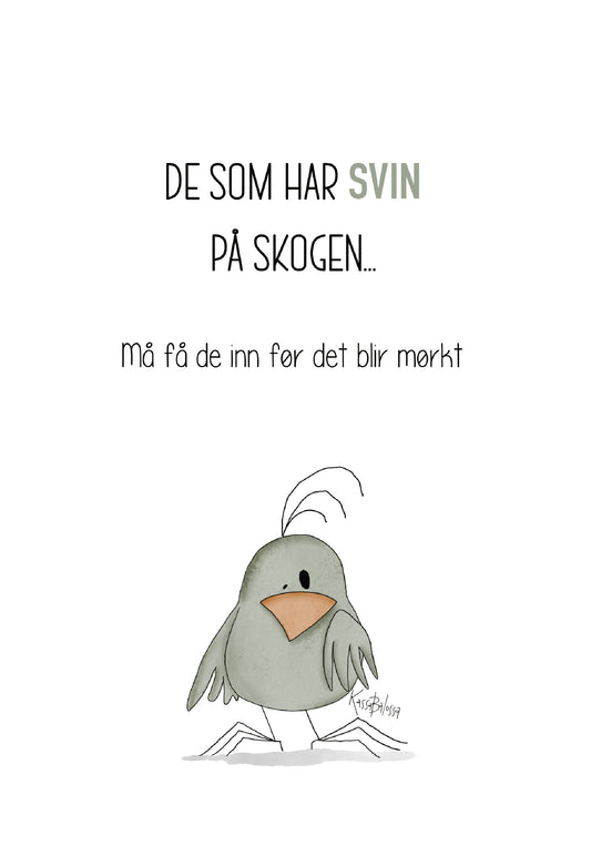 Svin på skogen