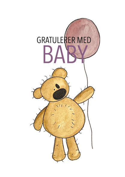 Gratulerer med baby rosa