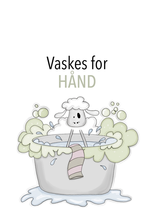 Vaskes for hånd